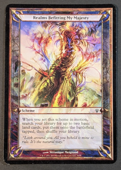 MTG Card - 1x Realms Befitting My Majesty - Oversize - LP - Magic the Gathering - Image 1