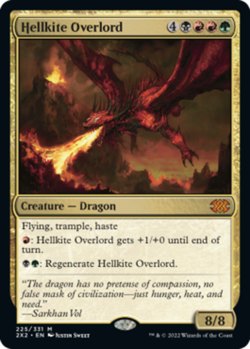 1 x Hellkite Overlord - Double Masters 2022 - NM-Mint - MTG - Image 1