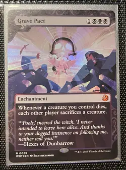 MTG Grave Pact Wilds of Eldraine Enchanting Tales 029 Foil - Image 1