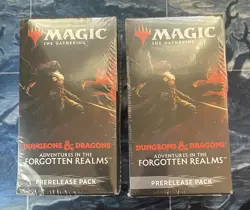 MTG X2 Adventures in The Forgotten Realms Prerelease Kit LOT Sealed Dragons D&D 630509981380 - Image 1