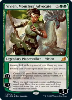 x1 Vivien, Monsters' Advocate M MTG Ikoria: Lair of Behemoths M/NM, English - Image 1