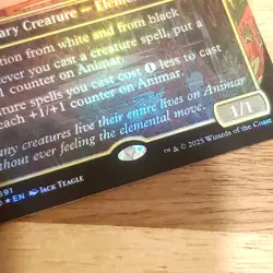 1x Animar, Soul of Elements, Secret Lair Foil - 1891, Magic MTG NM Stamp Off Cen - Image 3