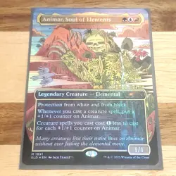 1x Animar, Soul of Elements, Secret Lair Foil - 1891, Magic MTG NM Stamp Off Cen - Image 4
