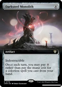 Darksteel Monolith (Extended Art) [CMM - 778] - NM [Normal] TCG MTG - Image 1