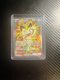 Pokemon Meowth EX Full Art Rare Foil 121/088 Pokemon TCG Card English - Image 1