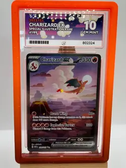 Pokemon S&V 151 - 199/165 Charizard ex - SIR - ACE 10 Perfect Subs + Grailguard - Image 1