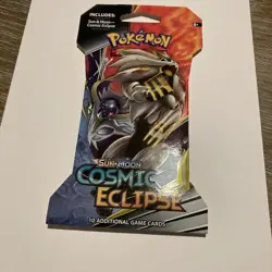 Pokemon Sun & Moon Cosmic Eclipse Art Set Sleeved Booster Pack 4x Sealed New - Image 5