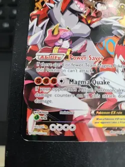 Team Magma's Groudon EX Full Art Pokemon TCG Double Crisis 15/34 HP - Image 3