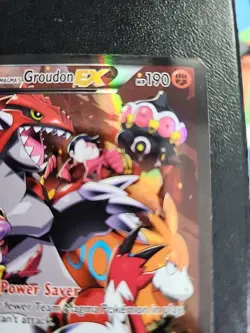 Team Magma's Groudon EX Full Art Pokemon TCG Double Crisis 15/34 HP - Image 5