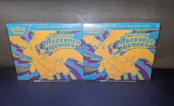 2 Pokemon Mega Evolution Ascended Heroes Elite Trainer Box Sealed - Image 1