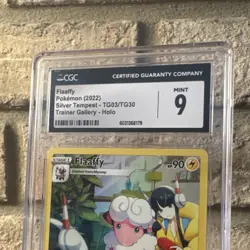 Pokemon TCG Flaaffy CGC 9 Ultra Rare Holo Silver Tempest TG03/TG30 - Image 5