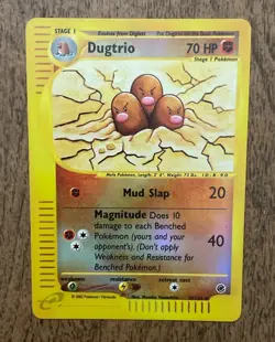 Dugtrio Expedition Reverse Holo 10/165 Unlimited Rare Pokemon - Image 1