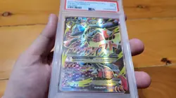 M Lucario EX 55a Pokemon Mega Powers Collection Full Art Promo Mega MINT PSA 9 - Image 2