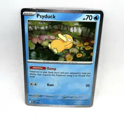 Pokemon TCG Psyduck MEP Black Star Promo #007 Cosmo Holo Mega Evolution - Image 1