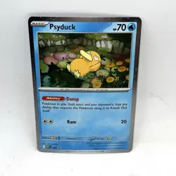 Pokemon TCG Psyduck MEP Black Star Promo #007 Cosmo Holo Mega Evolution - Image 1