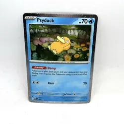 Pokemon TCG Psyduck MEP Black Star Promo #007 Cosmo Holo Mega Evolution - Image 1