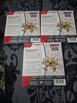 Pokemon Scarlet & Violet 151 Alakazam EX Collection X3 - Image 2