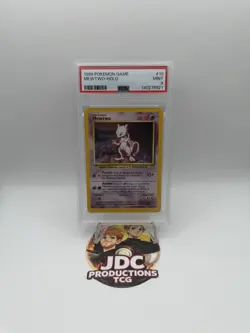 1999 POKEMON BASE SET UNLIMTED #10 MEWTWO-HOLO PSA 9 MINT - Image 1
