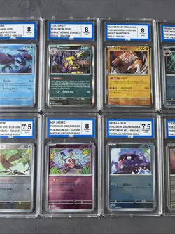 Pokemon TCG Graded Bundle Lot Of Ten Slabs Holo And Pokeball Reverse Holo Lot - Image 3