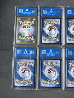 Pokemon TCG Graded Bundle Lot Of Ten Slabs Holo And Pokeball Reverse Holo Lot - Image 5