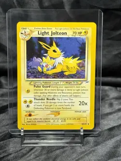 Light Jolteon 48/105 Neo Destiny Unlimited Uncommon Pokemon TCG LP to MP - Image 2