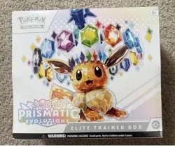 Pokemon TCG Prismatic Evolutions ETB Elite Trainer Box - Factory Sealed PREORDER - Image 1
