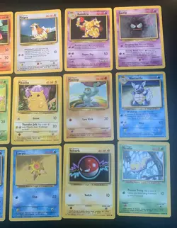 Pokemon Base Set Lot of 15 - Common/Uncommon - Pikachu, Arcanine, Charmeleon - Image 4