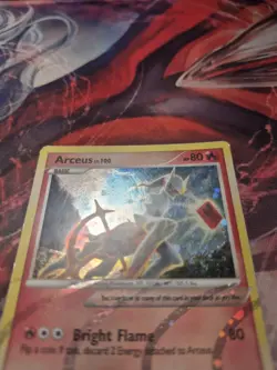 Pokemon TCG Platinum Arceus 2009 Arceus AR3 Holo Rare MP - Image 2