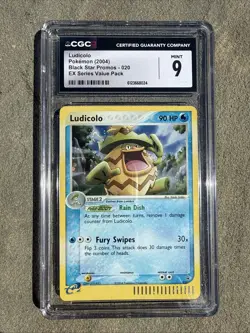 Ludicolo Black Star Promo CGC 9 MINT Pokemon (2004) EX Series Value Pack #020 - Image 1