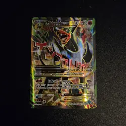Pokemon TCG M Houndoom EX Ultra Rare Full Art 154/162 Breakthrough - Image 1