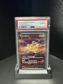 2023 POKEMON SWORD & SHIELD CROWN ZENITH #GG41 FULL ART/RAIKOU V PSA 10 - Image 1