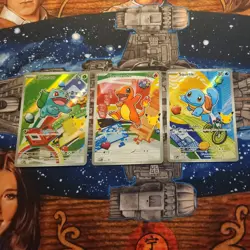 Pokemon TCG First Partner Illustration Collection Series 1 Kanto GEN 1 Starters - Image 1