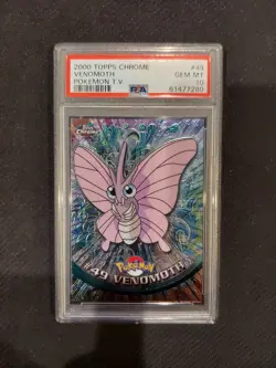 PSA 10 Chrome Venomoth 2000 Topps Pokemon - Image 1