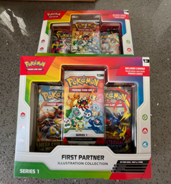 2 x POKEMON - FIRST PARTNER ILLUSTRATION COLLECTION BOOSTER PACKS NEW AND SEALED - Image 2