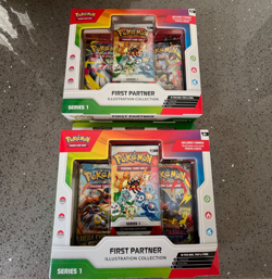 2 x POKEMON - FIRST PARTNER ILLUSTRATION COLLECTION BOOSTER PACKS NEW AND SEALED - Image 3