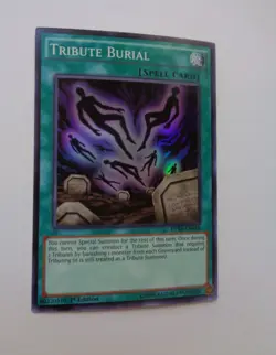 Tribute Burial DPRP-EN010 (Super Rare, 1st Ed, Lightly Played / LP) Yugioh - Image 1
