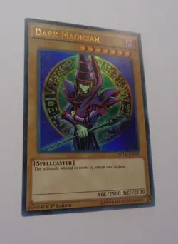 Dark Magician YGLD-ENC09 (Common, 1st Edition, Lightly Played / LP) Yugioh - Image 1