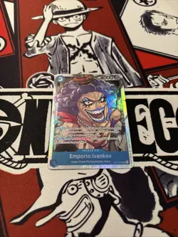 One piece Emporio Ivankov ST12-010 SR Super Rare Zoro & Sanji Deck NM English - Image 1