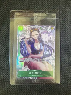 Nico Robin P-111 ASIA PROMO One Piece Mini-tin Pack Set vol.2 Japanese (SEALED) - Image 1