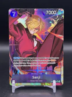Sanji OP09-065 SR Alt Art Emperors in the New World One Piece English NM - Image 1
