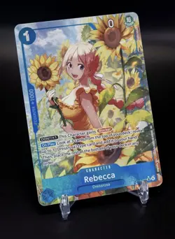 Rebecca (Alt Art) OP15-053 SR Adventure on KAMI's Island ONE PIECE ENGLISH NM - Image 1