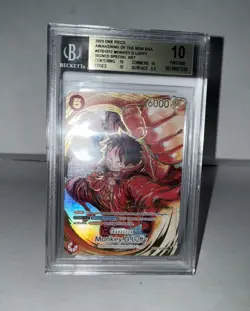 2023 ONE PIECE AWAKENING OF THE NEW ERA ODA SIGNED MONKEY D. LUFFY BGS 10 - Image 1