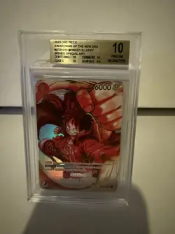 2023 ONE PIECE AWAKENING OF THE NEW ERA ODA SIGNED MONKEY D. LUFFY BGS 10 - Image 3