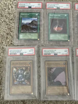 Yugioh Legend Of Blue Eyes 1st Edition PSA Graded Lot 10 Cards LOB 2002 BEWD - Image 2
