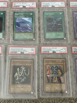 Yugioh Legend Of Blue Eyes 1st Edition PSA Graded Lot 10 Cards LOB 2002 BEWD - Image 3