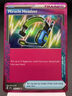 Miracle Headset 183/191 - Ace Spec Rare - Surging Sparks Pokemon Card NM - Image 1