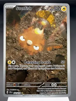 Stunfisk 202/191 - Illustration Rare - Surging Sparks Pokemon Card MINT - Image 1