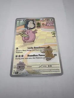 Pokemon TCG Chansey Illustration Twilight Masquerade Card 187/167 NM/M Condition - Image 1