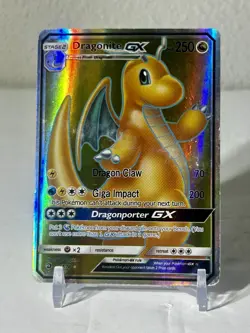 Pokemon Dragonite GX Full Art Ultra Rare Holo 67/70 Dragon Majesty 250HP Card - Image 1