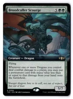Broodcaller Scourge NM* EXTENDED Tarkir: Dragonstorm ENGLI 0084 mtg -UnltdCards - Image 1